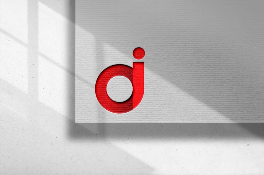 Realistic-Gold-Die-Cut-Logo-Mockup